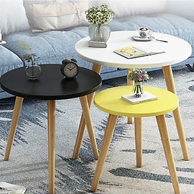 Mua Bàn ngồi bệt kiểu Nhật hình tròn chân làm từ gỗ tự nhiên làm bàn trà  bàn cafe  bàn sofa  bàn để đồ tiện ích
