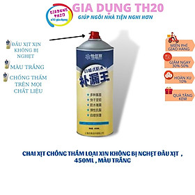 Mua Chai Xịt Chống Thấm Gia Dụng TH20   Chống Thấm Trên Mọi Chất Liệu   Dung Tích 450ml   Màu Trắng