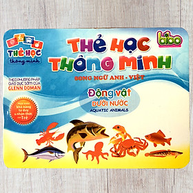 Hình ảnh Thẻ Học Flashcards Cho Bé Song Ngữ Anh Việt Theo Phương Pháp GlennDoman Giúp Phát Triển Tư Duy Và Nhận Thức Cho Trẻ