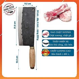 Mua Dao Chặt Xương Nhíp Xe  Chặt Gà  Chặt Thịt  Dao Đa Sỹ Rèn Từ Thép Nhíp Xe Siêu Bền  Cán Gỗ Chắc Chắn - D17