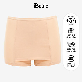 Quần lót nữ mặc váy visco hai lớp iBasic PANW154 - Da beige - M