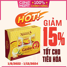 [Hộp 6 lọ x 70ml] Nước yến sào cao cấp Nunest GASTRO dành cho người viêm dạ dày, rối loạn tiêu hóa