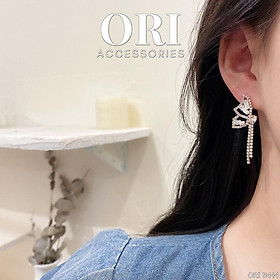 Bông tai nữ dáng dài bươm bướm Eirlys xinh xắn thời trang ORI ACCESSORIES B444