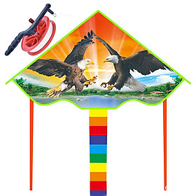 Diều Legaxi Thả Dài 150cm Đại Bàng Doremon Công Chúa Mặt Cười Hoạt Hình Kèm Cuộn Dây 100 mét