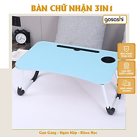 Mua Bàn Học Gấp Gọn Thông Minh Ngồi Bệt Có Khe Để Điện Thoại  Máy Tính Bảng Khe Để Cốc Và Ngăn Kéo Nhỏ. Bàn Mini Giá Rẻ Cho Học Sinh  Sinh Viên. Chất Liệu Gỗ Ép