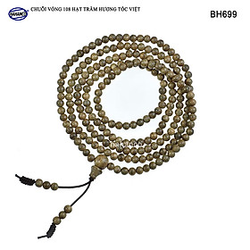 Vòng tay Trầm Hương chuỗi tràng 108 hạt (BH699) Chuỗi vòng trầm 2in1 - Trầm Tốc Việt - Bracelet of HAHANCO