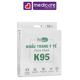Khẩu trang y tế MEDiCARE PHARMACY K95 10c