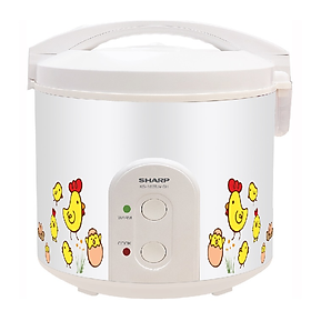 Nồi cơm điện nắp gài Sharp 1.8 lít KS-183TJV-CH - Hàng chính hãng