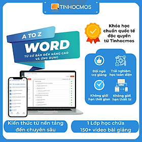 Khóa học Word chuyên sâu - Word AZ - tinhocmos