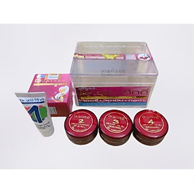 HỘP KEM 5 MÓN THÁI LAN TRỊ HẾT NÁM TÀN NHANG DA THÂM SẠM HÀNG CHUẨN CHẤT LƯỢNG