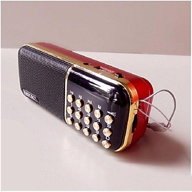 Mua Loa Nghe Nhạc USB Thẻ Nhớ BKK K51 Có Đèn Pin - 2 Pin  Nghe Thẻ Nhớ  USB  FM Radio  Có Jack Tai Nghe