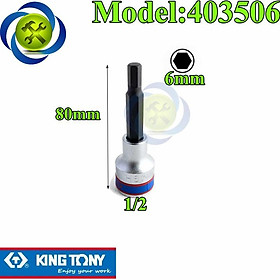 Mua Tuýp lục giác 6mm Kingtony 403506 loại 1/2 dài 80mm
