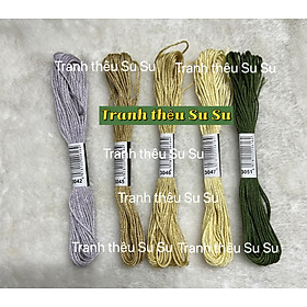 Mua Chỉ thêu cotton mã chuẩn DMC  các mã từ 3011 đến mã 3078