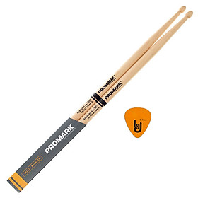 Dùi Trống D'Addario Promark Rebound 5A - American Hickory Drumsticks - Kèm Móng Gảy DreamMaker