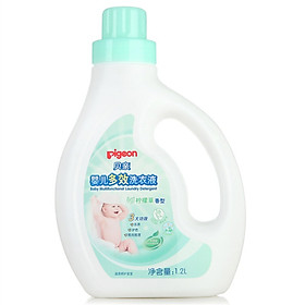 Nước Xả Vải Đồ Em Bé Hương Cỏ Chanh Pigeon (1.2l)