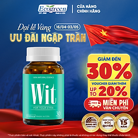 Viên Uống Bổ Mắt WIT Ecogreen Giảm Mỏi Mắt, Tăng Cường Thị Lực Mắt Cho Bé Và Người Lớn