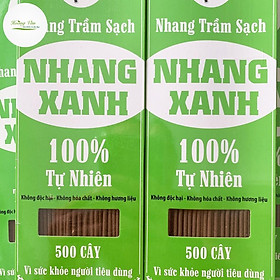 Combo 10 hộp - Nhang xanh Trầm Hương loại phổ thông - Hộp 500 gram