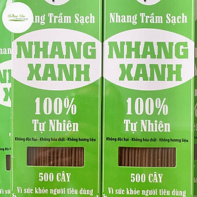 Mua Combo 10 hộp - Nhang xanh Trầm Hương loại phổ thông - Hộp 500 gram