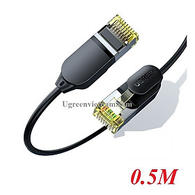 Mua Ugreen 80414 0.5M 10Gbps màu đen cáp mạng CAT7 siêu mỏng nhỏ 0.38mm NW149 - Hàng chính hãng