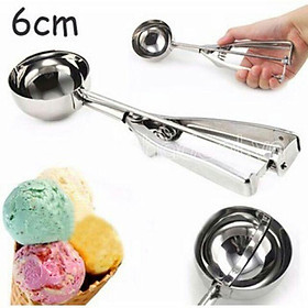 Mua Múc kem inox 6 cm | múc hoa quả hình viên tròn 6 cm