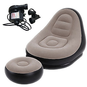 Mua Ghế Hơi Tựa Lưng Cao Cấp + Tặng Kèm Bơm Điện 2 Chiều - Hàng Chất Lượng