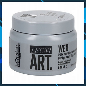Sáp vỗ L'oreal Tecni Art Web Design sculpting paste Force 5 tạo kiểu tóc 150ml