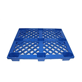 Pallet Nhựa Khôi Việt 1200x1000x140 09 chân cốc màu xanh