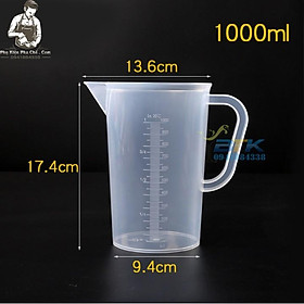 Mua Ca Đong 1000ml Có Vạch Chia Định Mức