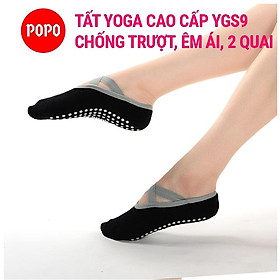 Vớ yoga quai chéo chống trượt POPO dùng như tất yoga tập thể dục chống , êm ái, tránh hôi chân