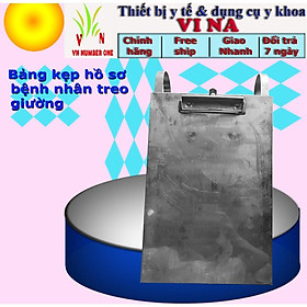 Mua Bảng kẹp hồ sơ bệnh nhân treo giường  miếng kẹp hồ sơ bệnh án treo đầu giường inox