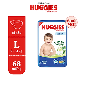 Tã/bỉm dán Huggies Skincare Super Jumbo M76/L68/XL60/XXL54