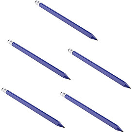 5 X 2-in1 Retro Design Touch Screen Stylus for iPhone Samsung Tablets PC HTC Blue