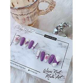 Nail Box thiết kế thủ công ChangNails họa tiết Gấu Caro