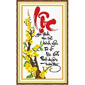 Mua Tranh thêu chữ thập Lộc DLH-222293