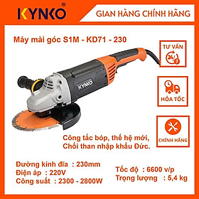 Mua Máy mài góc cầm tay chính hãng Kynko S1M- KD71 -230 Đường kính đĩa 230mm giá tốt