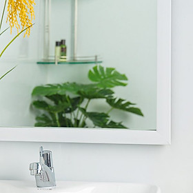 Mua Gương soi Kibath Khung Gỗ Composit KT 35x50 cm