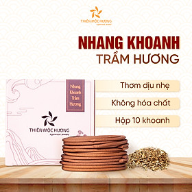 Nhang Khoanh trầm hương tự nhiên - Thiên Mộc Hương - tích Trầm 12 năm - 16 năm - 10 khoanh