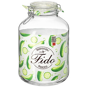 Mua Combo 2 hũ thủy tinh nắp khóa cài dung tích 5000 ml - Made in Italy