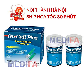 Máy Đo Đường Huyết On Call Plus + Tặng hộp 25 que thử và 25 kim chích máu