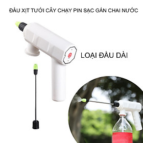 Mua Đầu xịt tưới cây chạy pin sạc gắn chai nước có sẵn