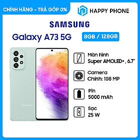 Điện Thoại Samsung Galaxy A73 5G (8GB/128GB) - Hàng chính hãng - ĐÃ KÍCH HOẠT BẢO HÀNH ĐIỆN TỬ