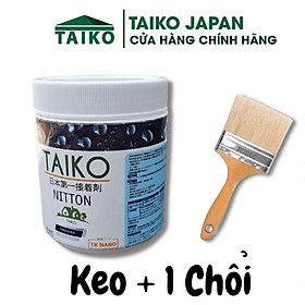 [Chính Hãng]Keo Chống Thấm TAIKO Trong Suốt Silicon 500 ml -Chống Thấm Gạch Lát Nền,Trần, Tường, Cửa Sổ, Vết Nứt Mái Nhà Triệt Để - Keo sau 72h mới khô hoàn toàn - Sơn(500ml)+Chổi quét