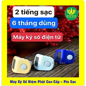 Mua Máy Ký Số Niệm Phật Cao Cấp Pin Sạc - Máy Bấm Đếm Số Niệm Phật Cao Cấp Pin Sạc