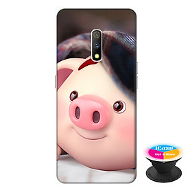 Ốp lưng dành cho điện thoại Realme X hình Hoa Con Mặt Xệ - tặng kèm giá đỡ điện thoại iCase xinh xắn - Hàng chính hãng