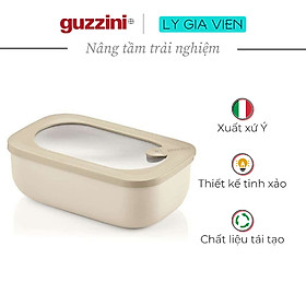 Hộp Đựng Thực Phẩm Kiểu Dáng Hình Chữ Nhật, Kín Khí Guzzini Kitchen Active Design Rectangular Airtight Container - Tương Thích Với Tủ Lạnh, Tủ Đông & Lò Vi Sóng - Thích Hợp Đựng Thực Phẩm Và Đồ Ăn Trưa