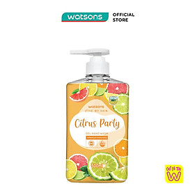 Gel Rửa Tay Watsons Love My Skin Citrus Party Gel Hand Wash 500ml