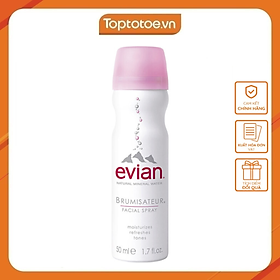 Xịt Khoáng Cung Cấp Ẩm Và Làm Dịu Da Evian Spray Brumisateur Natural Mineral Water