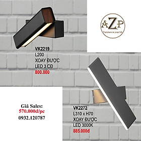 AZP - ĐÈN ỐP VÁCH / ĐÈN TRANG TRÍ / ĐÈN TREO TƯỜNG PHÒNG KHÁCH, PHÒNG NGỦ, NHÀ HÀNG, KHÁCH SẠN AZP-VK2219 / VK2272 phong cách đương đại, hàng nhập khẩu AZP
