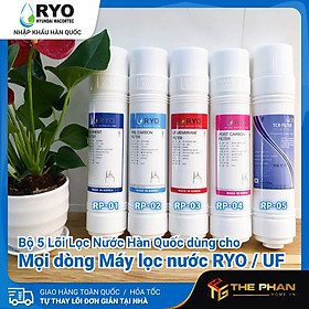 Mua Bộ 5 Lõi Lọc Nước RYO Hàn Quốc  Hàng Chính Hãng  Dành cho mọi dòng Máy Lọc Nước UF (RYO Hyundai  KoriHome  Canzy  CNC  Humero...)