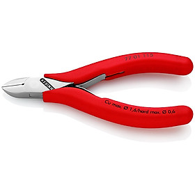 Hình ảnh Kìm cắt linh kiện điện tử Knipex 77 01 115